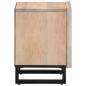 Preview: Nachttische 2 Stk. 40x34x46 cm Gebleichtes Massivholz Mango