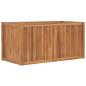Preview: ARDEBO.de - Hochbeet 100x50x50 cm Massivholz Teak