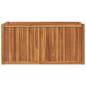 Preview: Hochbeet 100x50x50 cm Massivholz Teak