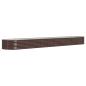 Preview: Hochbeet Verzinkter Stahl 440x80x36 cm Braun