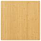 Preview: ARDEBO.de - Tischplatte 90x90x2,5 cm Bambus