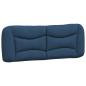 Preview: Bettgestell ohne Matratze "Hvar" Blau 120x200 cm Stoff