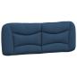Preview: Bett mit Matratze "Hvar" Blau 120x200 cm Stoff