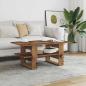 Preview: Couchtisch Altholz-Optik 102x55x42 cm Holzwerkstoff