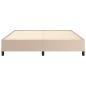 Preview: Bettgestell Cappuccino-Braun 180x200 cm Kunstleder