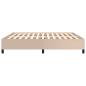 Preview: Bettgestell Cappuccino-Braun 180x200 cm Kunstleder