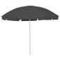 Preview: ARDEBO.de - Strandschirm Anthrazit 300 cm