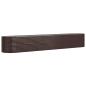 Preview: Hochbeet Verzinkter Stahl 440x80x68 cm Braun