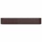Preview: Hochbeet Verzinkter Stahl 440x80x68 cm Braun