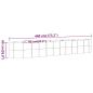 Preview: Hochbeet Verzinkter Stahl 440x80x68 cm Braun