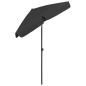 Preview: Strandschirm Schwarz 180x120 cm