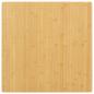 Preview: ARDEBO.de - Tischplatte 90x90x1,5 cm Bambus