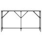 Preview: Konsolentisch Grau Sonoma 140x23x75 cm Holzwerkstoff