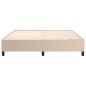 Preview: Boxspringbettgestell Cappuccino-Braun 180x200 cm Kunstleder