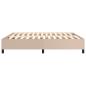 Preview: Boxspringbettgestell Cappuccino-Braun 180x200 cm Kunstleder