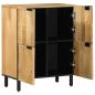 Preview: Sideboard Braun 60x33x75 cm Massivholz Mango