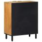 Preview: Sideboard Braun 60x33x75 cm Massivholz Mango