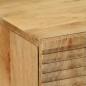 Preview: Sideboard Braun 60x33x75 cm Massivholz Mango