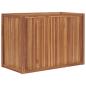Preview: ARDEBO.de - Hochbeet 100x50x70 cm Massivholz Teak