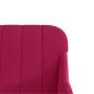 Preview: Sessel Weinrot 63x76x80 cm Samt