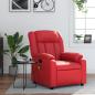 Preview: ARDEBO.de - Massagesessel Rot Kunstleder