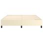 Preview: Boxspringbettgestell Creme 160x200 cm Kunstleder