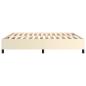 Preview: Boxspringbettgestell Creme 160x200 cm Kunstleder
