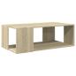 Preview: Couchtisch Sonoma-Eiche 89,5x48x30 cm Holzwerkstoff