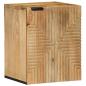 Preview: ARDEBO.de - Bad-Hängeschrank Braun 38x33,5x48 cm Massivholz Mango