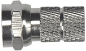 Preview: AXING F-Stecker mit Schraubanschluss CFS 1 für Kabel-Ø 6,5 mm (10 KTM)