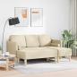 Preview: Sofa Set 2 stk. Creme Polyester