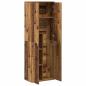 Preview: Highboard 60 x 35 x 180 cm Holzwerkstoff Altholz