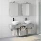 Preview: Badezimmerschrank-Set 5 stk. Betongrau Holzwerkstoff