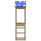 Preview: Spielturm Braun Massives impr?gniertes Holz