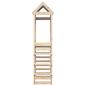 Preview: Spielturm Braun 85 x 52,5 x 239 cm Massives Kiefernholz