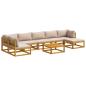Preview: ARDEBO.de - Sofa-Set 8 stk. Natur Massivholz Akazie