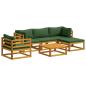 Preview: ARDEBO.de - Sofa-Set 6 stk. Natur Massivholz Akazie