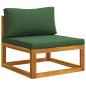 Preview: Sofa-Set 4 stk. Natur Massivholz Akazie