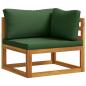 Preview: Sofa-Set 4 stk. Natur Massivholz Akazie