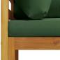 Preview: Sofa-Set 4 stk. Natur Massivholz Akazie