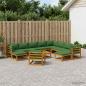 Preview: ARDEBO.de - Sofa-Set 12 stk. Natur Massivholz Akazie