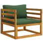 Preview: Sofa-Set 12 stk. Natur Massivholz Akazie