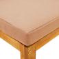 Preview: Sofa-Set 3 stk. Natur Massivholz Akazie