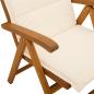 Preview: Liegest?hle f?r den Garten 6 stk. Natur Massivholz Akazie