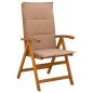 Preview: 5-teiliges Garten-Esszimmer-Set Natur Massivholz Akazie