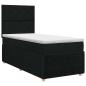 Preview: Boxspringbett mit Matratze Schwarz 80 x 200 cm Stoff