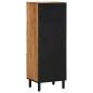 Preview: Highboard mit Regal Braun 40 x 33 x 110 cm Massivholz Mango