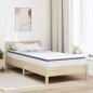 Preview: ARDEBO.de - Matratze Mittelweich 90 x 190 cm Weiß und Grau