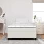 Preview: Boxspringbett Creme 120 x 200 cm Cordstoff