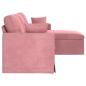 Preview: Sofa Rosa 228 x 134 x 80 cm Samt